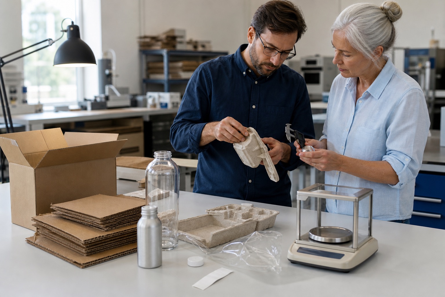 Keep packaging composition, supplier, design, recyclability, labeling, and producer-responsibility evidence connected.